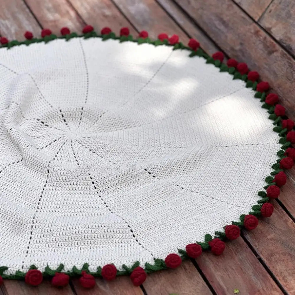 Handmade Flower Blanket