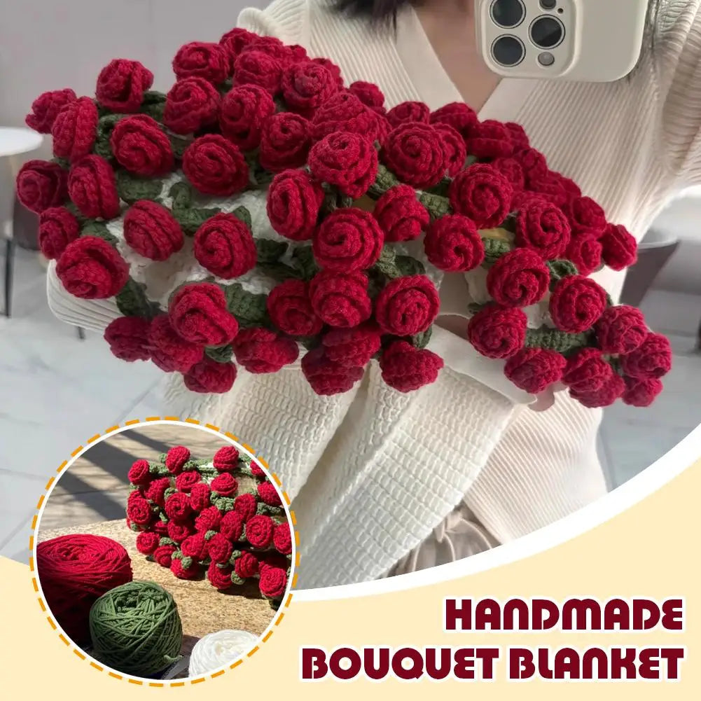 Handmade Flower Blanket