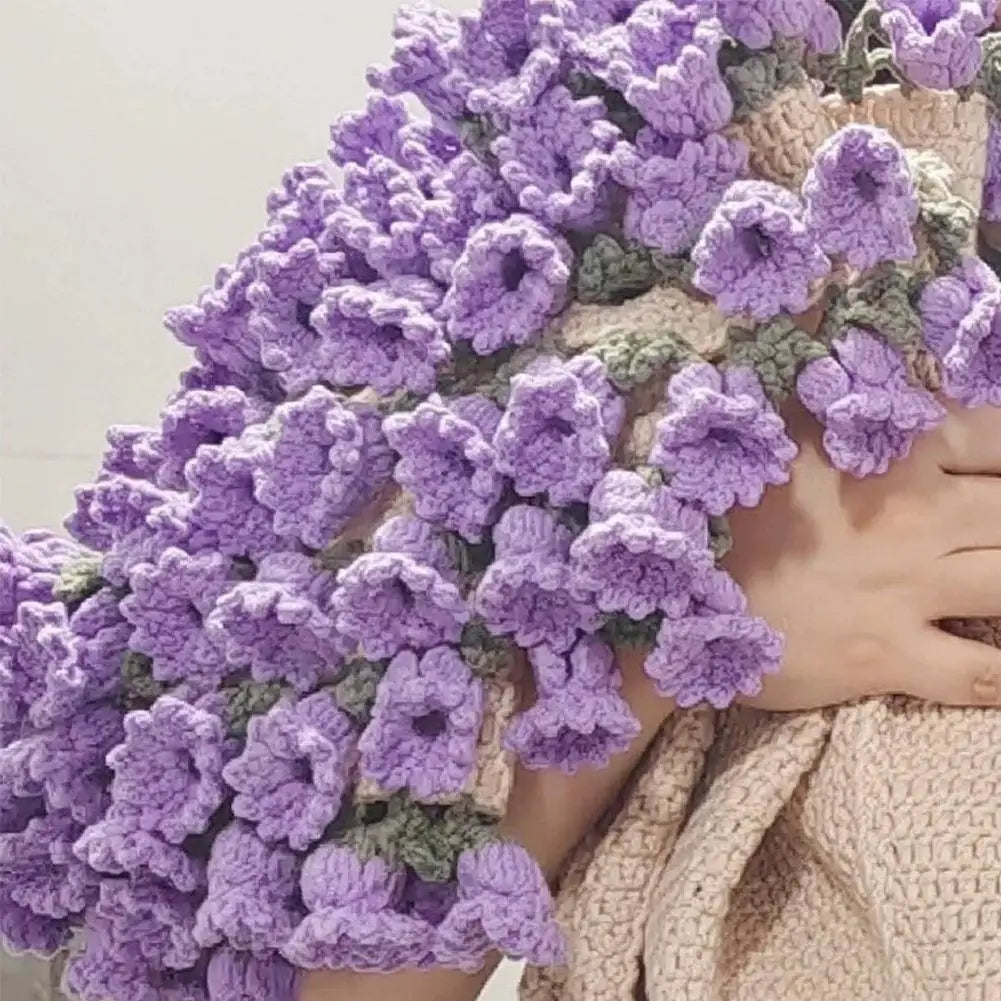 Handmade Flower Blanket