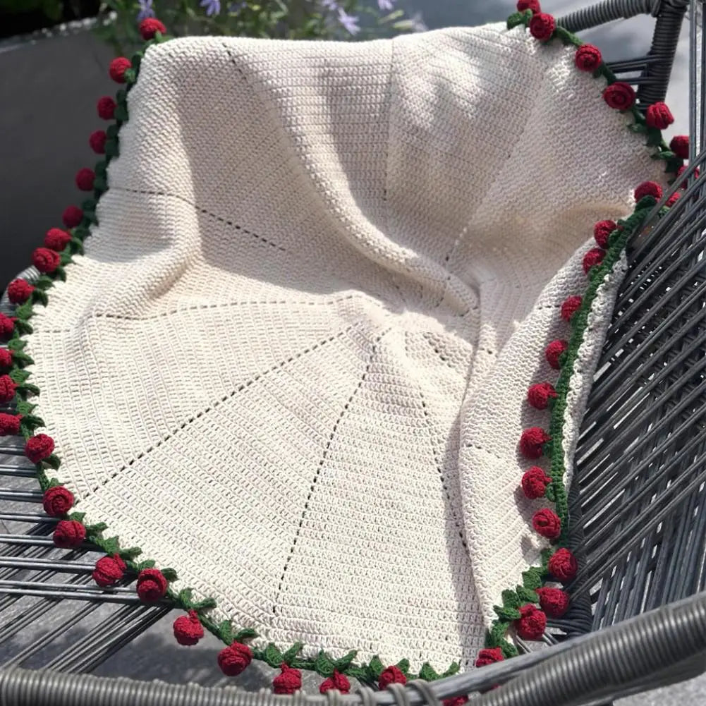 Handmade Flower Blanket